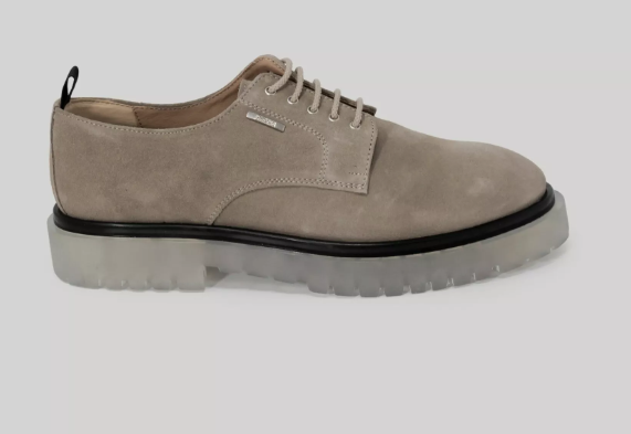 Antony Morato Men’s Beige Leather Lace-Up Shoes