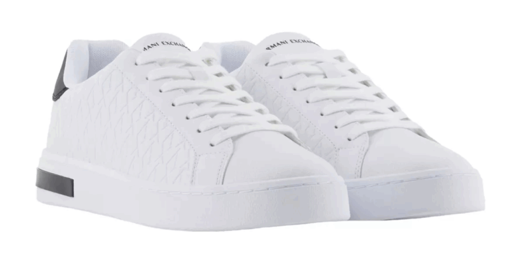 Armani Exchange Men’s White Sneakers