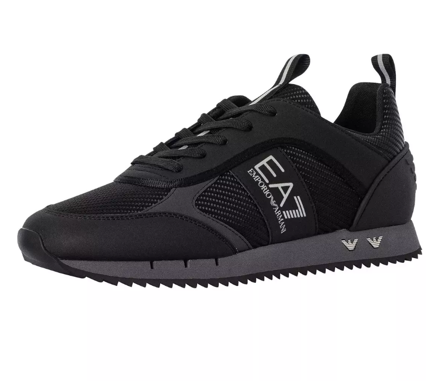 EA7 Men’s Black Sneakers