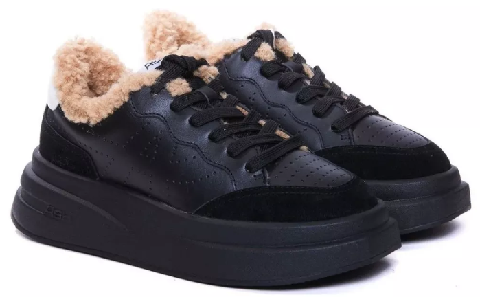 Ash Women’s Black Leather Sneakers